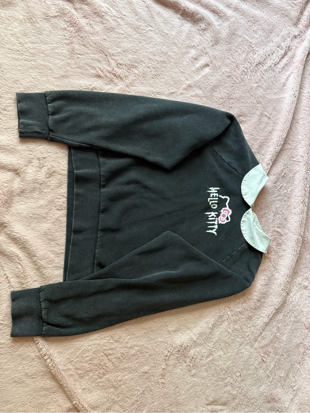 Hello Kitty dark grey Sweatshirt with Collar